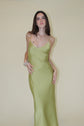 Muse Green long Dress